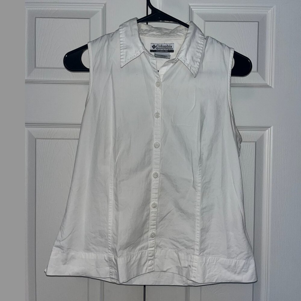 Columbia Sportswear - White Button Up Vest